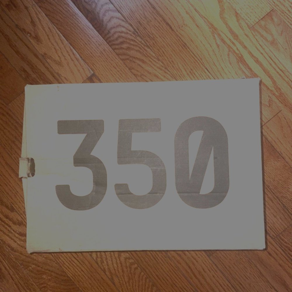 Yeezy 350 and Foam Runner Shoe Box